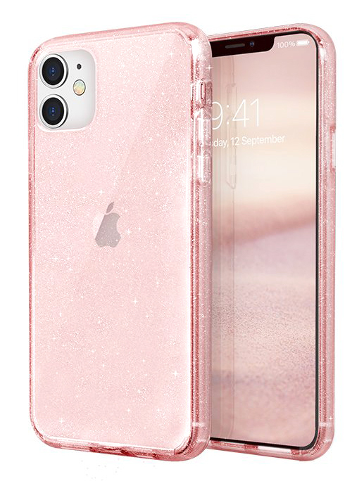 Чохол Uniq Hybrid LifePro Tinsel - Blush (Pink) для iPhone 11 фото