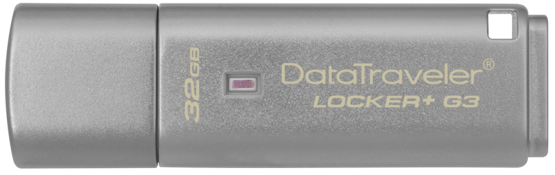 Флеш-память USB-Flash Kingston DataTraveler Locker+ G3 32GB (Silver) DTLPG3/32GB фото