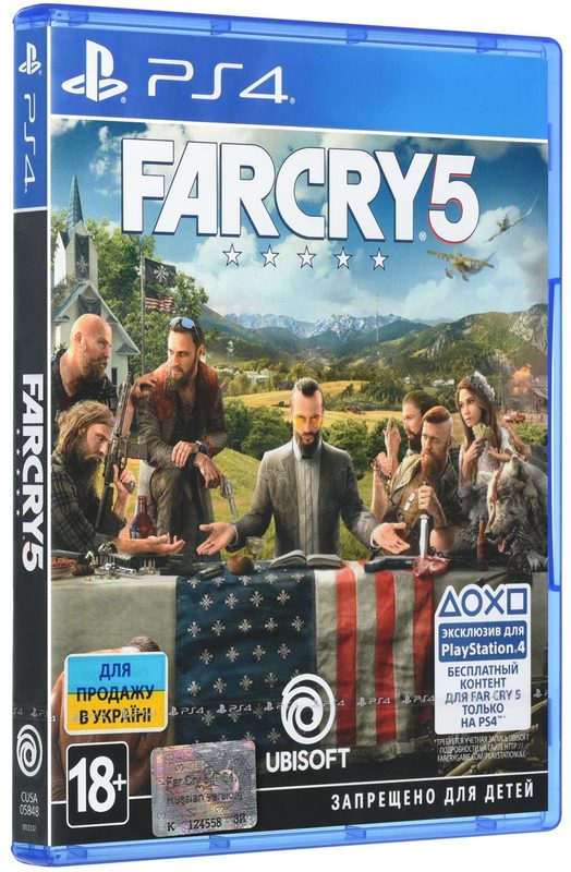 Диск Far Cry 5 (Blu-ray, Russian version) для PS4 (8112332) фото