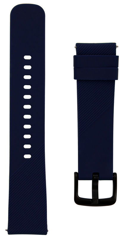 Ремінець для годинника GIO 20 мм Sillicone (Navy Blue) фото