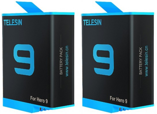 Зарядний бокс Telesin + 2 АКБ для камери GoPro HERO 9/10 фото
