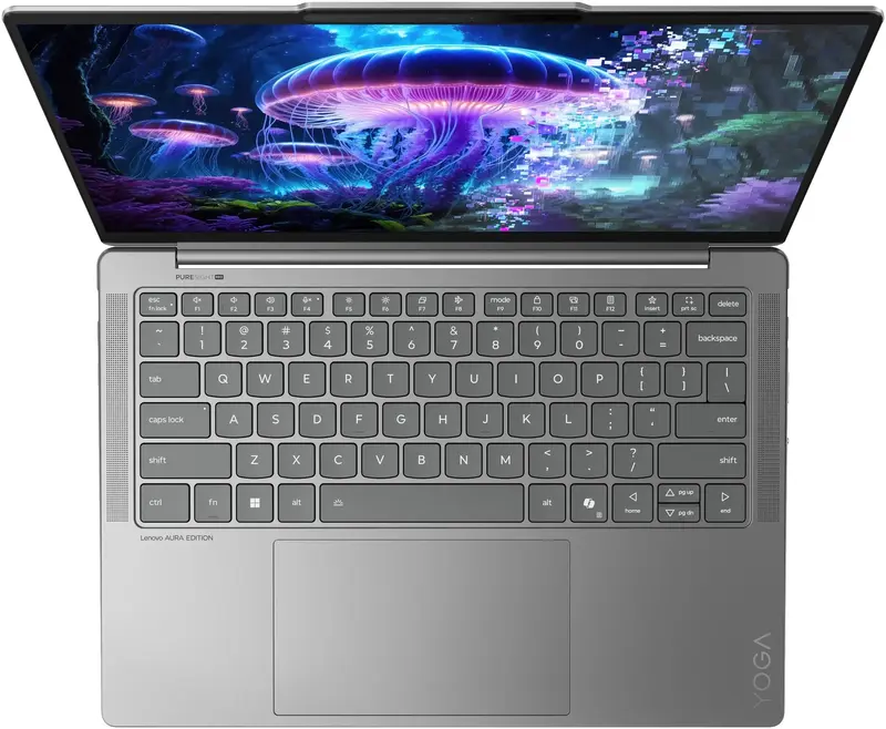 Ноутбук Lenovo Yoga Slim 7 14ILL10 Luna Grey (83JX008MRA) - фото - №7