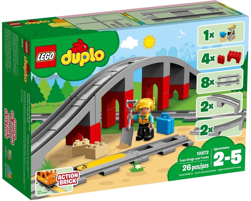 Конструктор LEGO DUPLO Залізничний міст і рейки 10872 фото