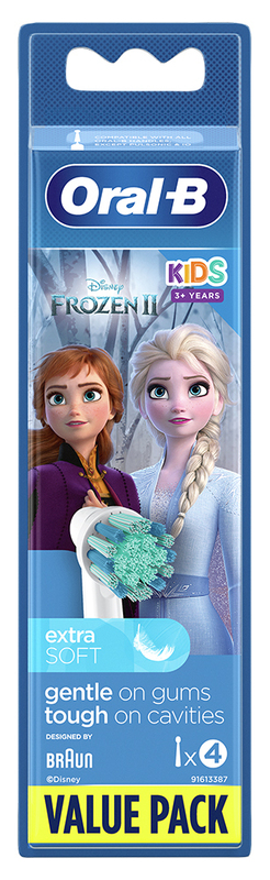Сменные насадки к зубной щетке ORAL-B Kids Frozen II, 4 шт (4210201385233) фото