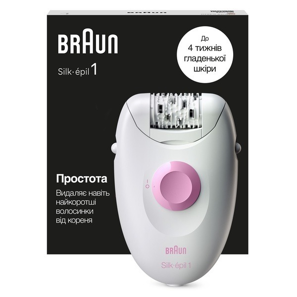 Епілятор Braun Silk-epil 1 1-010 (80743151) фото
