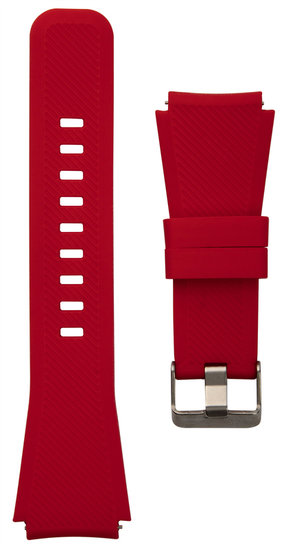 Ремінець для годинника GIO 22 мм Sillicone (Red) фото