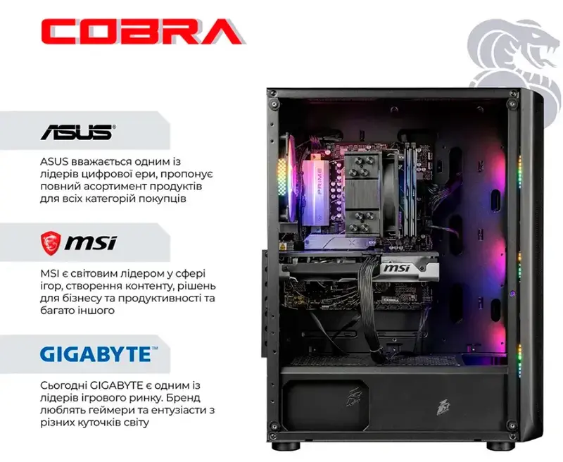 Персональний комп'ютер COBRA Advanced (A87F.32.S20.57.22918) - фото - №6