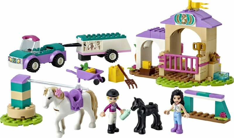 Конструктор LEGO Friends Тренування коня і причіп для перевезення 41441 фото