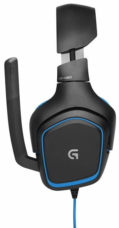 Игровая гарнитура Logitech G430 Surround Sound (Blue/Black) 981-000537 фото