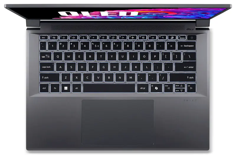 Ноутбук Acer Swift X 14 SFX14-72G-78Q0 Steel Grey (NX.KR8EU.003) фото