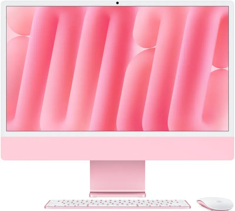 Apple iMac M4 24" 4.5K 10GPU/24RAM/512GB Pink (MD2U4) 2024 - фото - №0