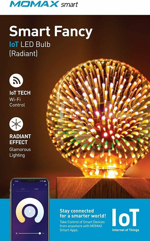 Умная лампочка Momax SMART Fancy IoT LED Bulb - Radiant (IB8S) фото