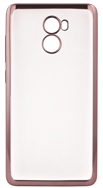 Чохол-накладка Gio Transparent Electroplating Cover для Xiaomi Redmi 4 (рожевий) фото
