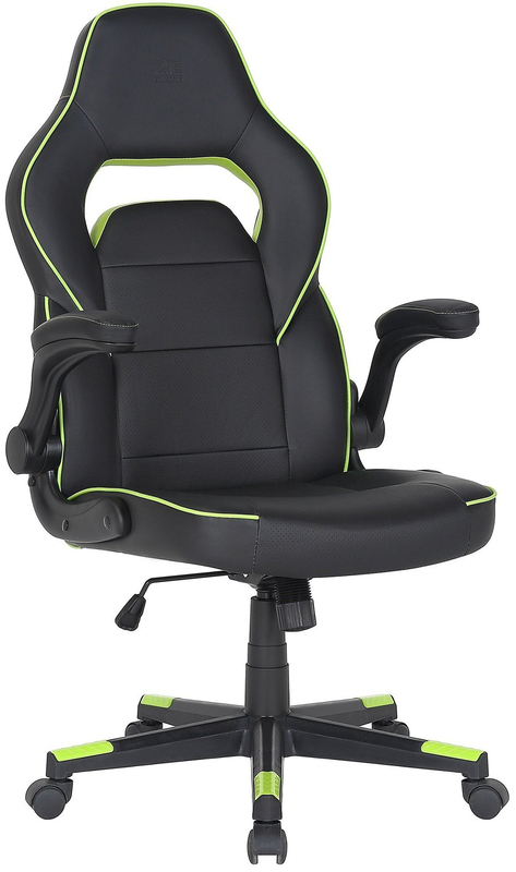 Игровое кресло 2E Gaming Hebi (Black/Green) 2E-GC-HEB-BK фото