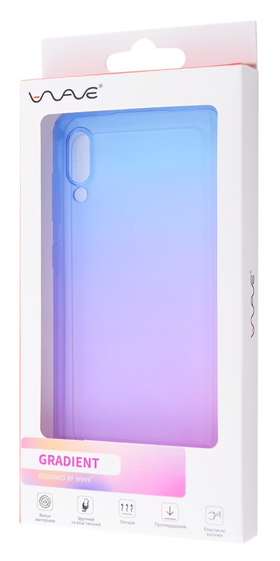 Чехол для OPPO Reno 5 Lite WAVE Gradient (blue/purple) фото