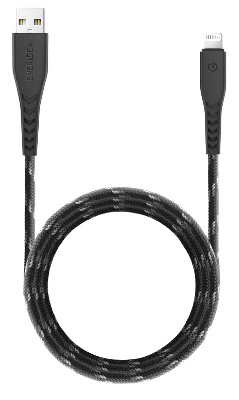Kабель USB - Lightning Energea NyloFlex 3M MFI (Black) фото