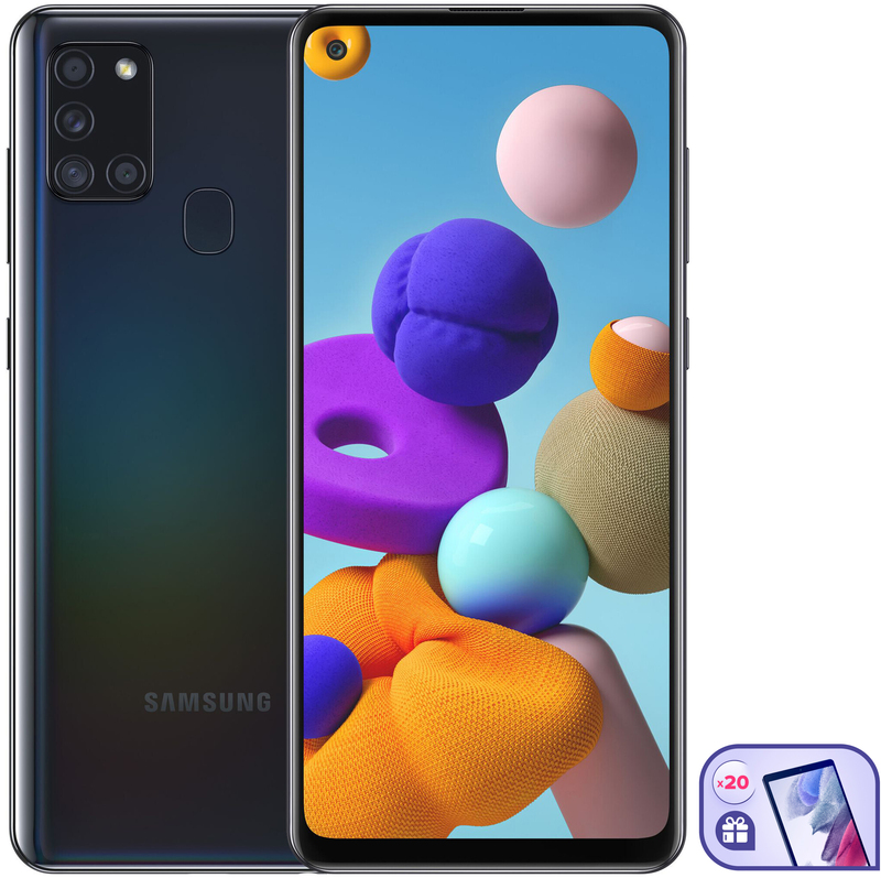 Samsung Galaxy A21s 2020 A217F 3/32Gb Black (SM-A217FZKNSEK) - фото - №0