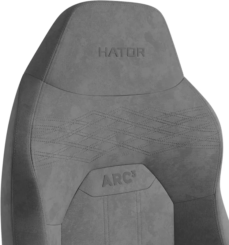 Ігрове крісло HATOR Arc 3 S Velour (HTC3446S) Grey - фото - №4
