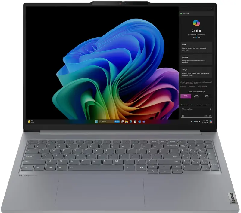 Ноутбук Lenovo ThinkBook 16 G7 QOY Luna Grey (21NH000DRA) - фото - №0