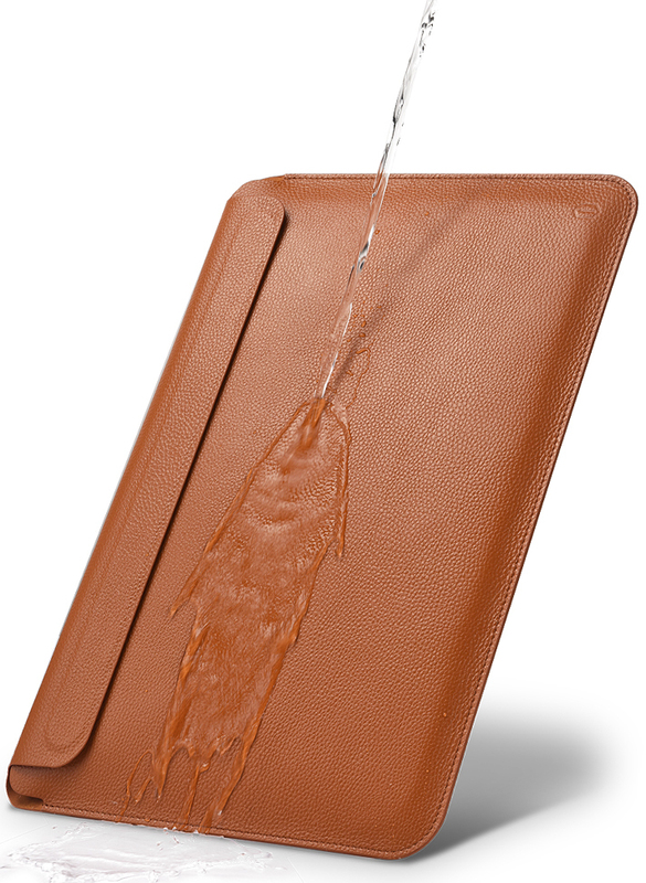 Чехол WIWU Genuine Leather Laptop Sleeve 14" (Brown) фото