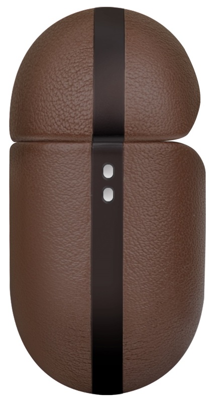 Чехол Uniq Terra Geniune Leather для AirPods 2021 Case - Sepia (Brown) фото