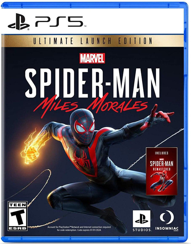 Диск Marvels Spider-Man: Miles Morales Ultimate Edition (Blu-ray) для PS5 фото