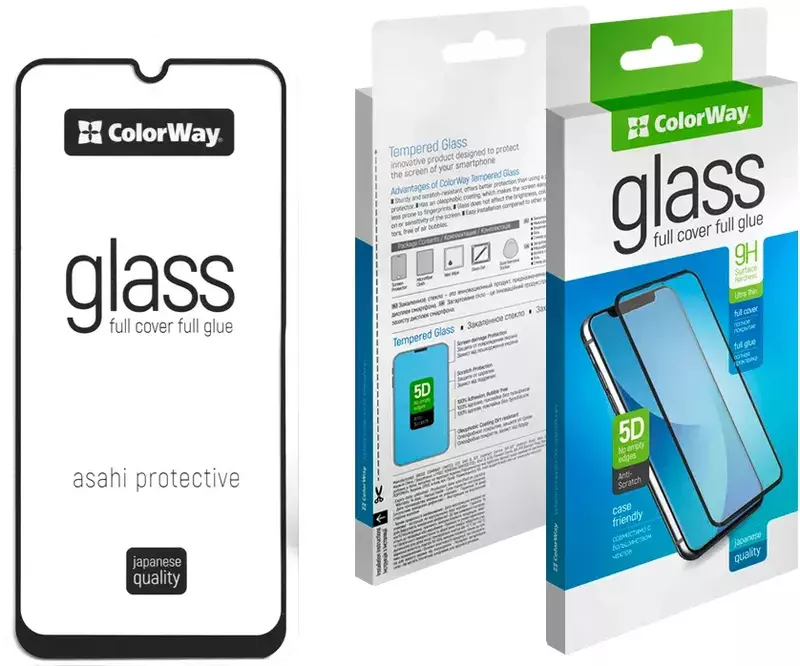 Защитное стекло для Samsung Galaxy A24 ColorWay black (CW-GSFGSGA245-BK) фото