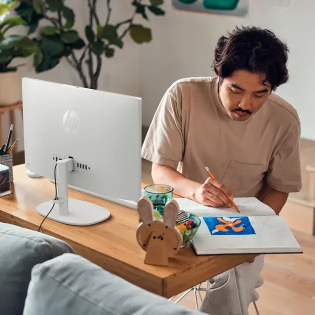 Моноблок HP All-in-One 22-dg0002ua White (C31F4EA) - фото - №9