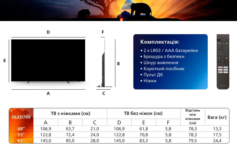 Телевизор Philips 65OLED769/12 фото
