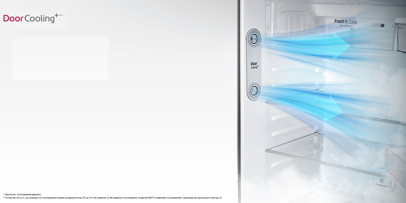 Двокамерний холодильник LG GN-H702HEHZ фото