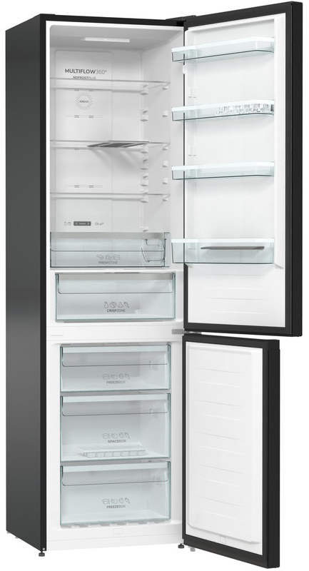 Двокамерний холодильник Gorenje NRK6201SYBK фото