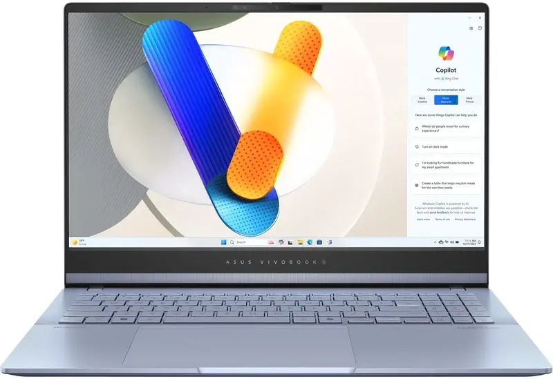 Ноутбук Asus Vivobook S 15 OLED S5506MA-MA077 Mist Blue (90NB14E2-M005U0) фото