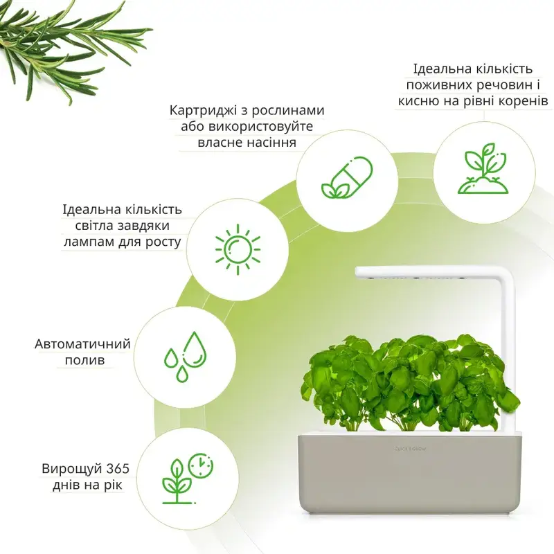 Стартовий набір Click and Grow бежевий 7212 SG3 - фото - №3