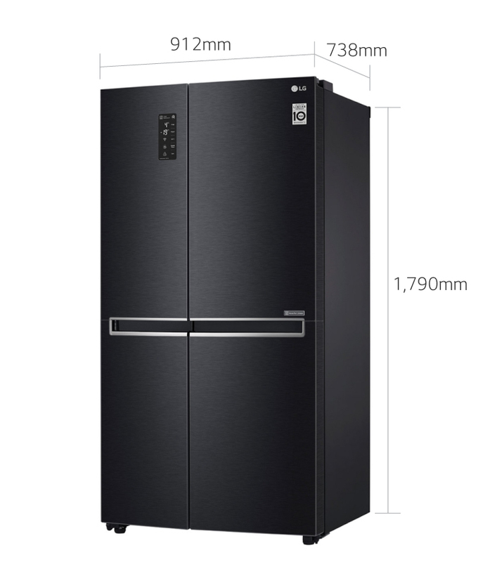 Side-by-side холодильник LG GC-B247SBDC - фото - №11