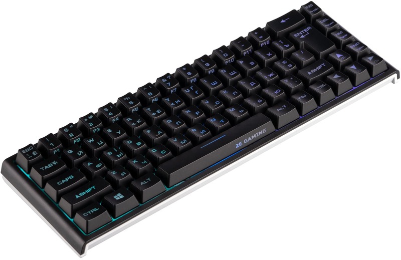 Ігрова клавіатура 2E GAMING KG350 RGB 68key USB Ukr (Black) 2E-KG350UBK фото