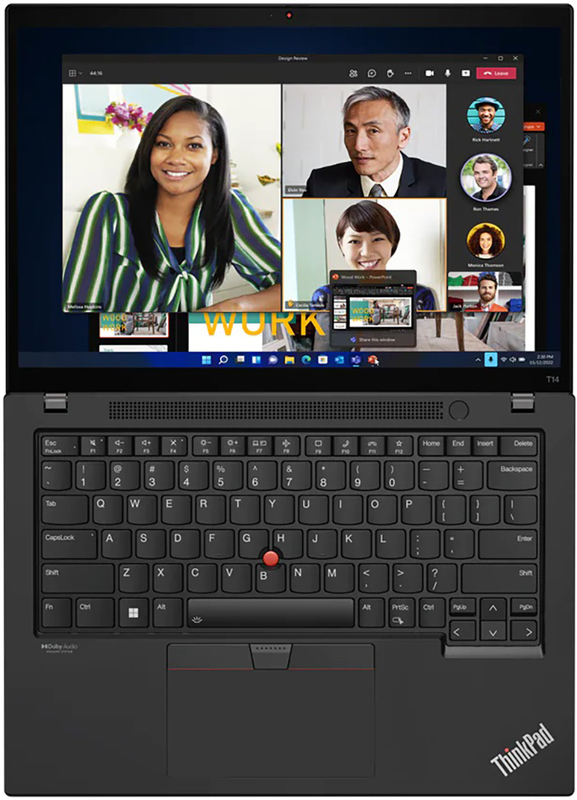 Ноутбук Lenovo ThinkPad T14s Gen 3 Thunder Black (21CQ003WRA) - фото - №4