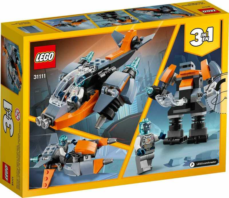 Конструктор LEGO Creator Кібердрон 31111 - фото - №11