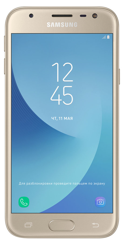 Samsung Galaxy J3 2017 J330F 2/16Gb Gold (SM-J330FZDDSEK) фото