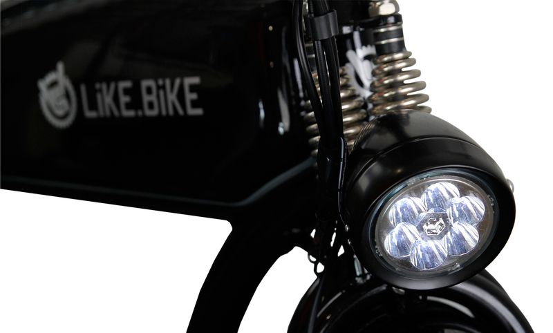 Електровелосипед Like.Bike Harley Fat (gloss black) фото