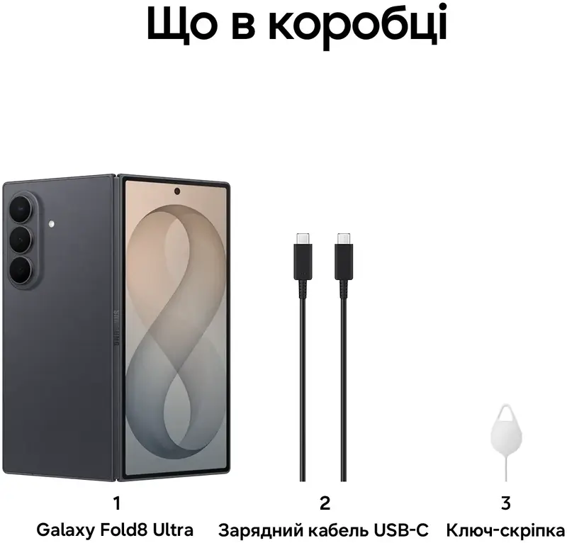 Смартфон Samsung Galaxy Fold 8 Ultra F976B 16/1TB Graphite (SM-F976BZKNSEK) - фото - №13