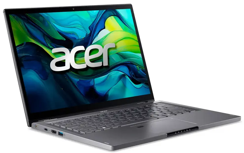 Ноутбук Acer Aspire Spin 14 ASP14-51MTN-78J6 Steel Gray (NX.KRUEU.004) фото