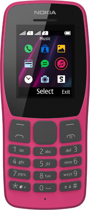 Nokia 110 Dual Sim 2019 Pink (TA-1192) фото