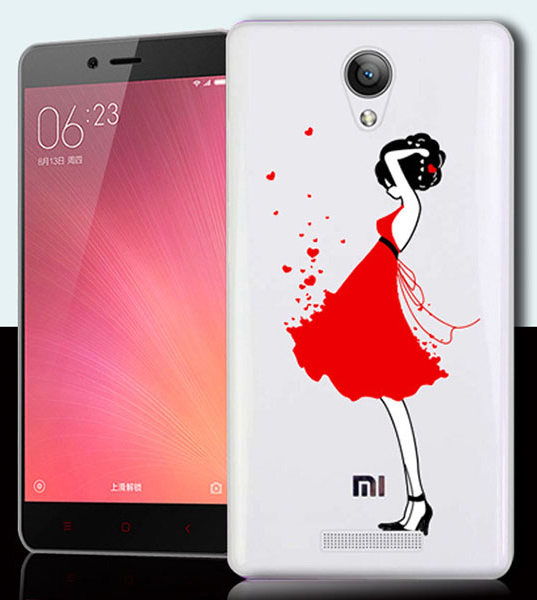 Чохол-накладка Cartoon Girl in Red для Xiaomi Redmi Note 2 фото
