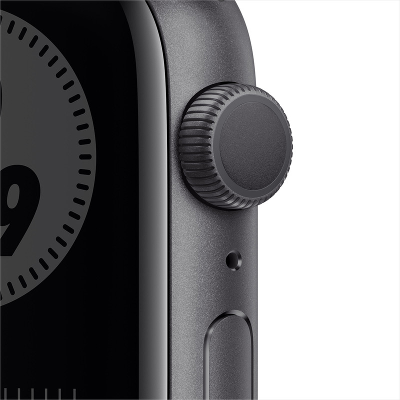 Apple Watch Nike Series 6 40mm Space Grey Aluminium Case with Anthracite Black Nike Sport Band (M00X3UL/A) фото