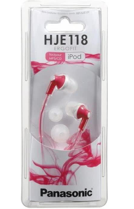 Навушники Panasonic (RP-HJE118GU-P) Pink фото
