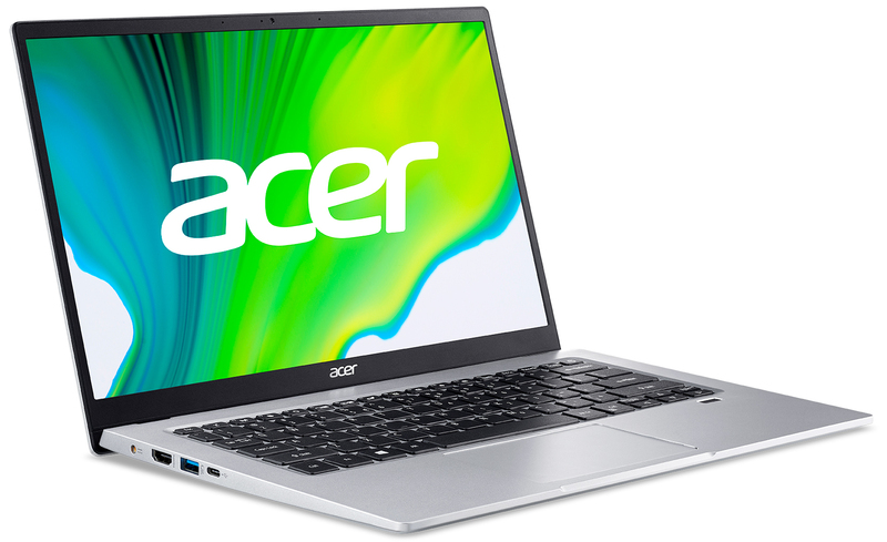 Ноутбук Acer Swift 1 SF114-34 Pure Silver (NX.A77EU.00R) фото