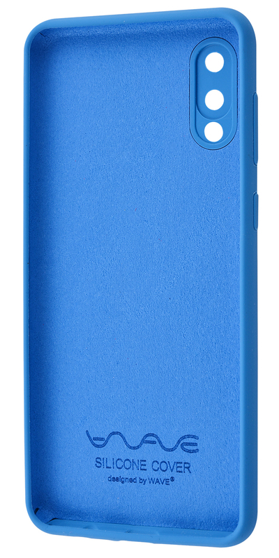 Чохол для Samsung Galaxy A02 WAVE Full Silicone Cover (blue) фото