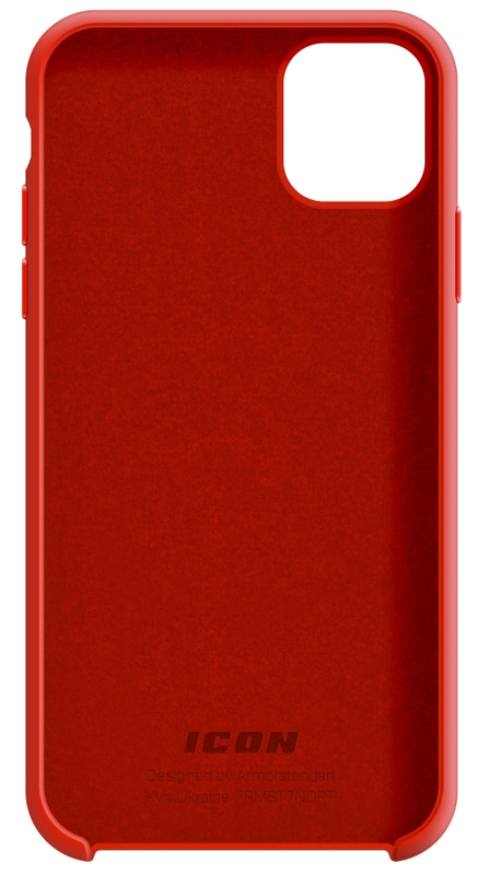 Чохол ICON Case ArmorStandart для iPhone 11 (Red) ARM60563 - фото - №1