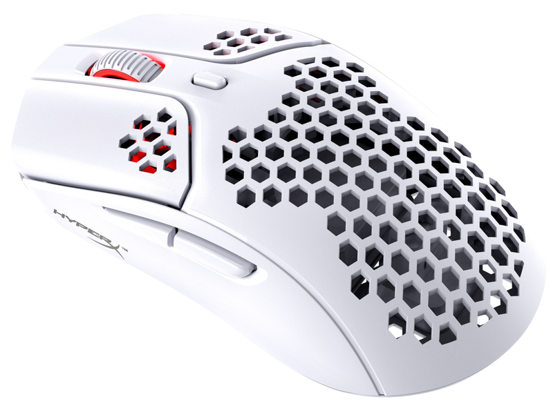 Ігрова комп'ютерна миша HyperX Pulsefire Haste Wireless (White-Pink) 4P5D8AA - фото - №1