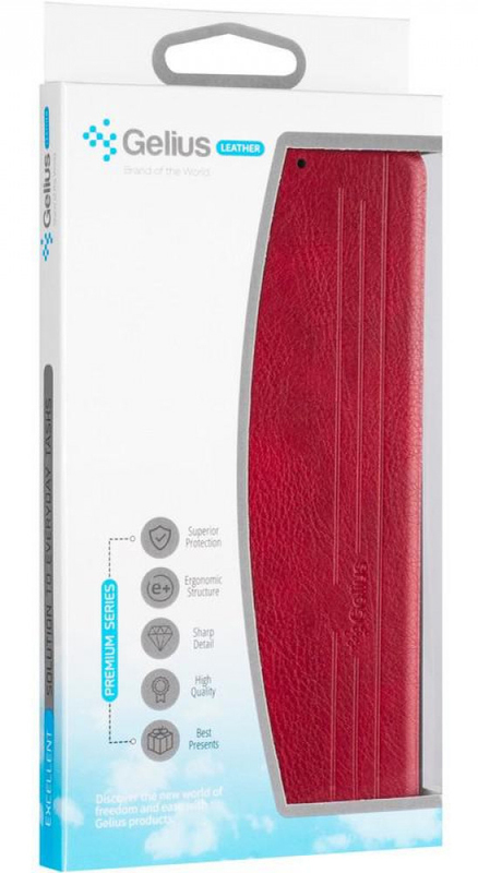 Чохол Book Cover Leather Gelius New (Red) для Samsung M315 (M31) фото